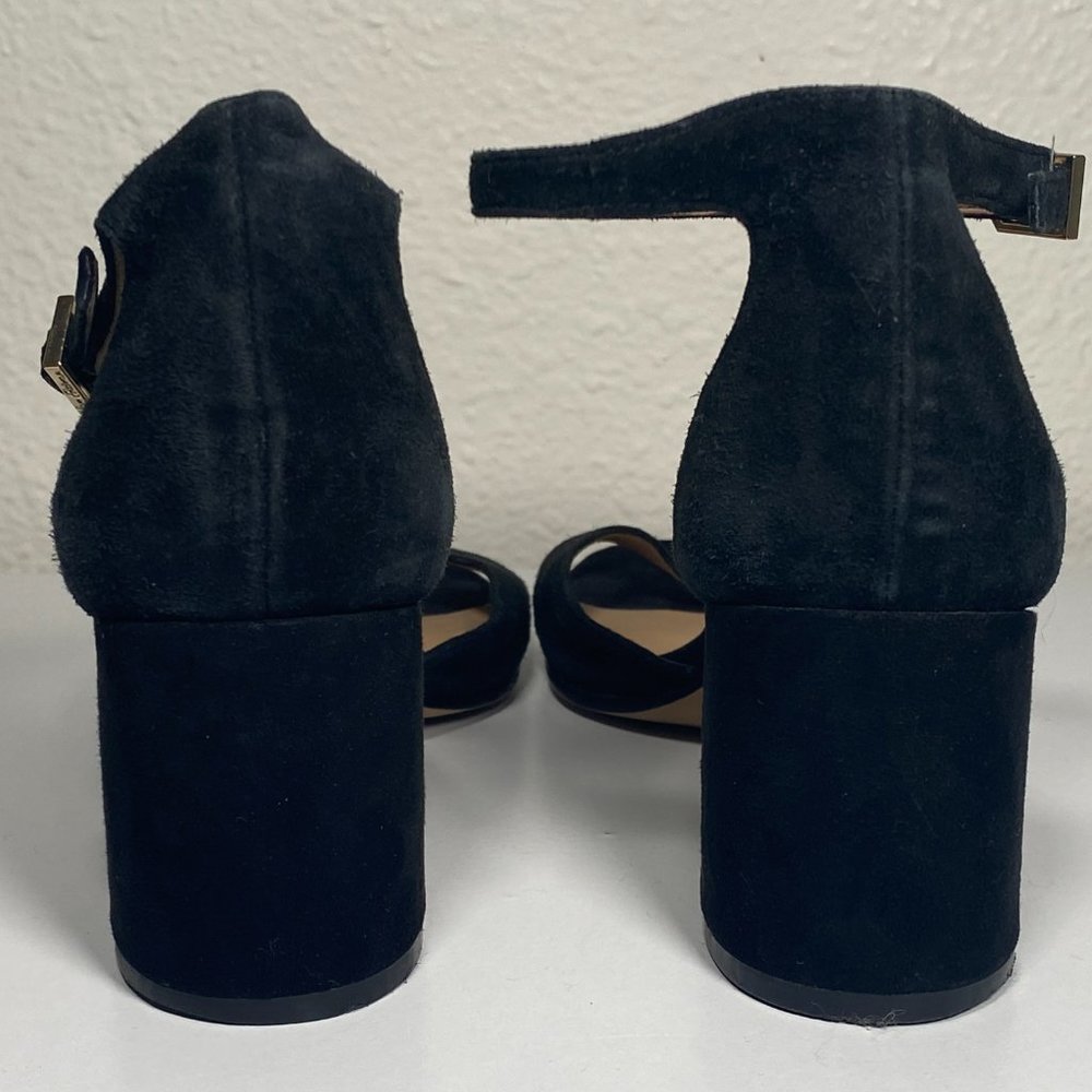 Sam Edelman I Black Susie d'Orsay Ankle Strap Block Heel Sandal size 8.5 - Picture 3 of 15